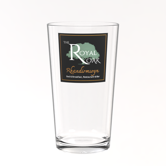 The Royal Oak, Rhandirmwyn's Pint Glass